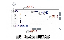 图 2	温度测量电路图