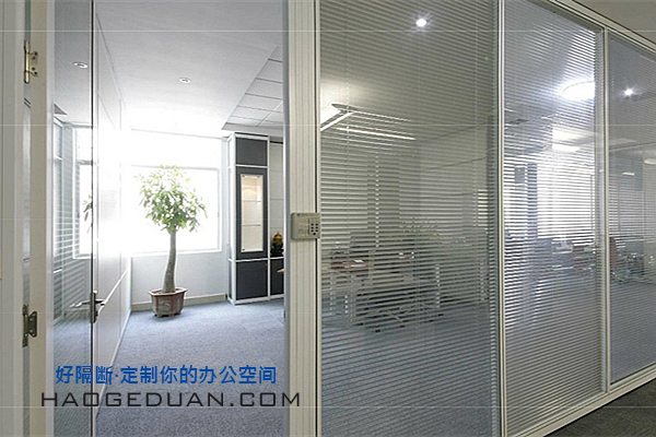 双玻百叶隔断图片